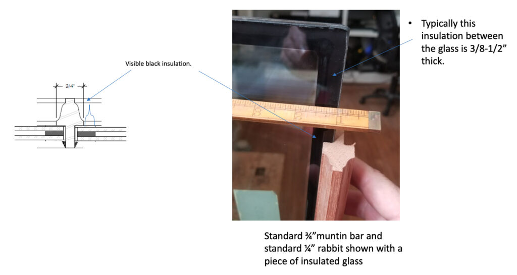 Why you can't use insulated glass on historic windows. 